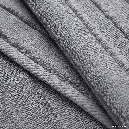 Полотенце Verossa Steps texture 70x140 (графит)