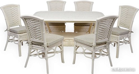 Стул Мир Ротанга Алекса (белый)