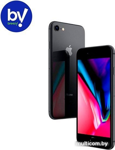 Смартфон Apple iPhone 8 64GB Воcстановленный by Breezy, грейд A (серый космос)