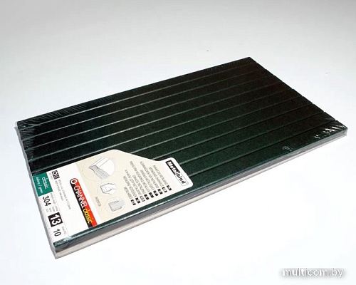 Металлический канал для переплета OPUS Classic 304x13 мм OCH1330410ZIE (10 шт, зеленый)