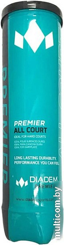 Набор теннисных мячей Diadem Premier All Court (4 шт)