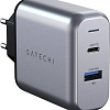 Сетевое зарядное Satechi 30W Dual Port Travel Charger (европейская вилка)