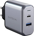 Сетевое зарядное Satechi 30W Dual Port Travel Charger (европейская вилка)