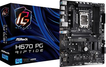 Материнская плата ASRock H670 PG Riptide