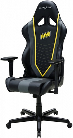 Кресло DXRacer Natus Vincere OH/RZ60/NGY (черный/серый/желтый)