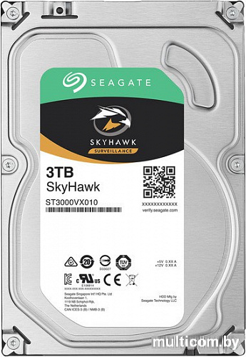 Жесткий диск Seagate Skyhawk 3TB [ST3000VX010]