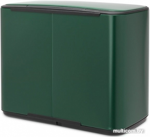 Brabantia Bo Pedal Bin 11л + 23л (зеленая сосна)