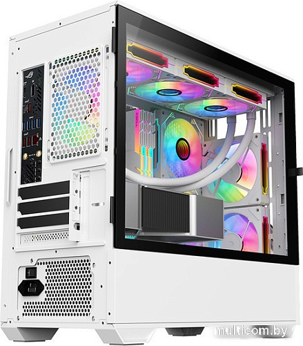 Корпус 1stPlayer DK D7 D7-WH-3F1-W