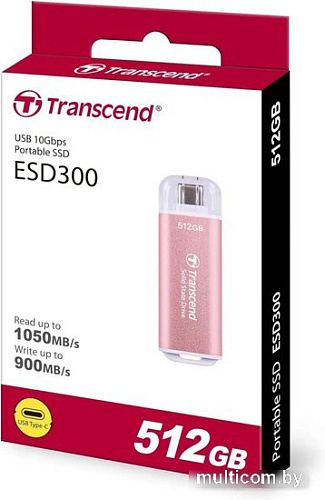 Внешний накопитель Transcend ESD300 512GB TS512GESD300P