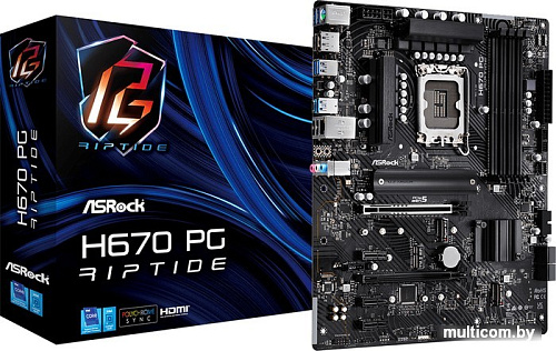 Материнская плата ASRock H670 PG Riptide