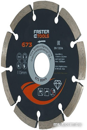 Отрезной диск алмазный Faster Tools 674