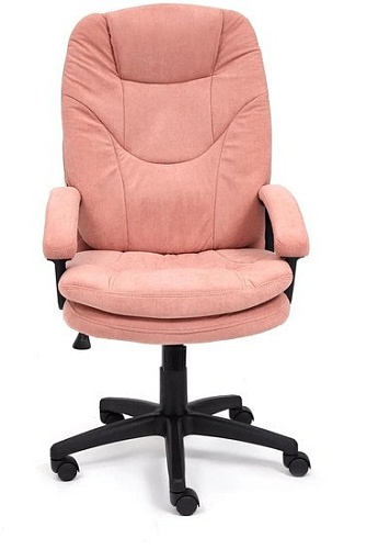 Офисное кресло TetChair Comfort LT флок (розовый)
