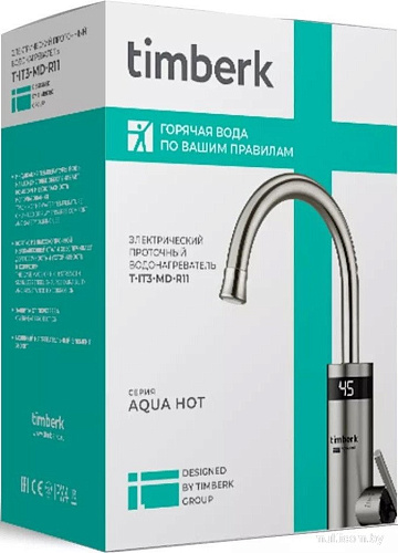 Проточный электрический водонагреватель-кран Timberk Aqua Hot T-IT3-MD-R11