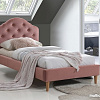 Кровать Signal Chloe Velvet 90x200 (античный розовый)