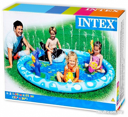 Надувной бассейн Intex Морской пейзаж 196x51 [57448]