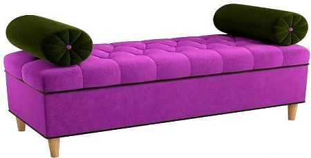 Банкетка Mebelico Глория 1 микровельвет фиолетовый