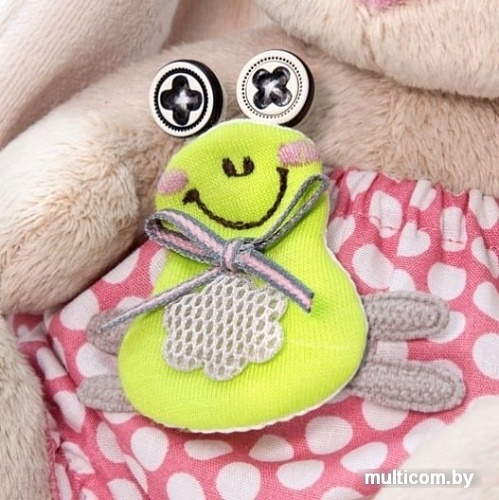 Классическая игрушка Зайка Ми с лягушонком 15 см SidX-373