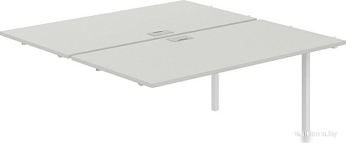 Norden 320х163.8х75 SG.219.SH.44.WH (белый/серый бархат)
