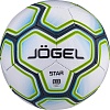 Футзальный мяч Jogel BC20 Star (4 размер, белый/синий/зеленый)