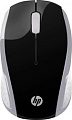 Мышь HP 200 (черный/серебристый)