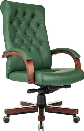 Офисное кресло Бюрократ T-9928WALNUT (зеленый)