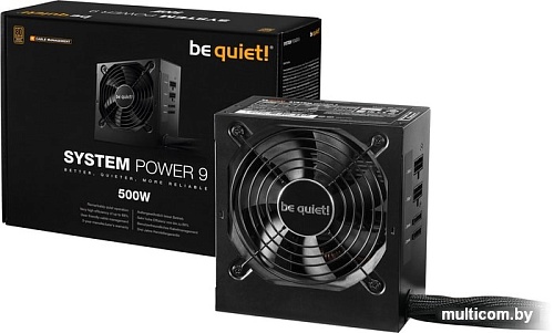 Блок питания be quiet! System Power 9 500W CM BN301