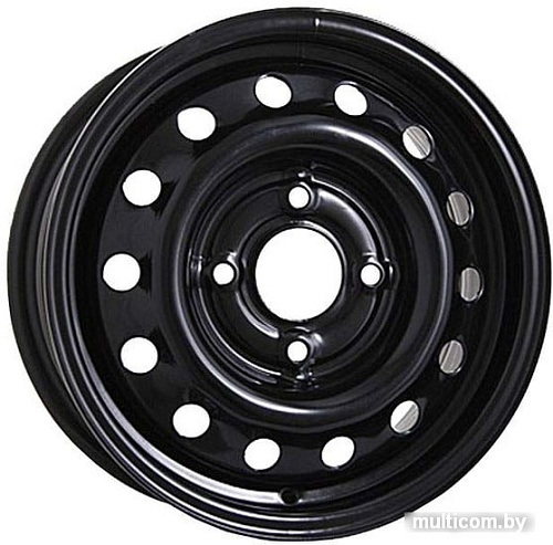 Штампованные диски Magnetto Wheels 16017 16x6.5&quot; 4x100мм DIA 60.1мм ET 50мм Black