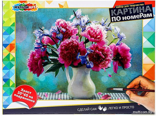 MultiArt Пионы CANV30X40-MULTI10