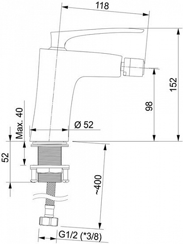 Смеситель Rubineta Aero-16