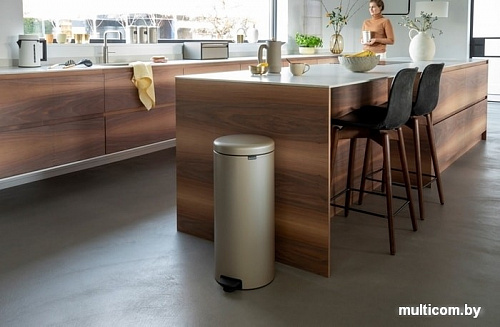 Brabantia Pedal Bin NewIcon 30 л (шампань)
