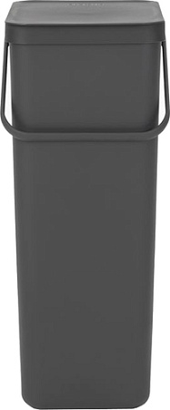Контейнер для мусора Brabantia Sort & Go 40 л (серый)