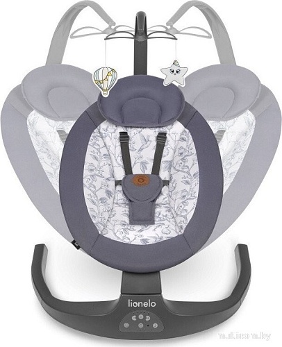 Шезлонг Lionelo Ralf (серый/белый)