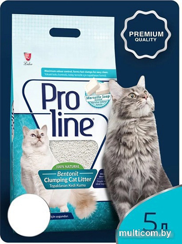 Наполнитель для туалета Proline Marseille Soap с ароматом марсельского мыла 5 л