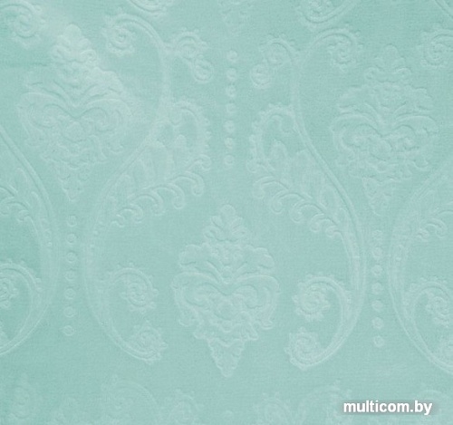 Плед Этель Корал Дамаск 1653359 150x200 (аквамарин)