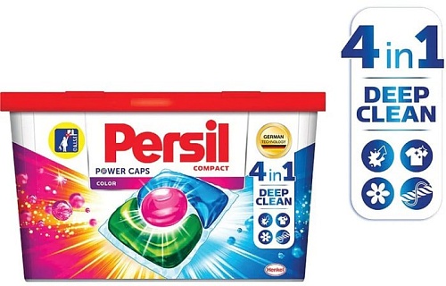 Капсулы для стирки Persil Power Caps 4 в 1 Color (21 шт)