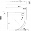 Душевой поддон Iregio LDBR2165 100х100
