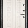 Металлическая дверь Guard MG60 МДФ 87х205 правая (черное серебро/белый ясень)