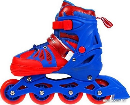 Роликовые коньки Onlitop 9314688 (р. 34-37, синий/красный)
