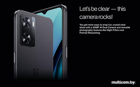 Смартфон OnePlus Nord N20 SE 4GB/64GB (голубой оазис)