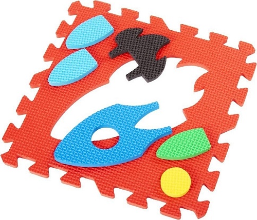 Коврик-пазл Юнландия Машинки 664667