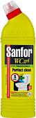Средство для унитаза Sanfor Лимонная свежесть WC гель 1 л