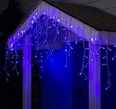 Бахрома Luazon 3x0.6 м 160 LED 3584189 (белый ПВХ провод, синий)