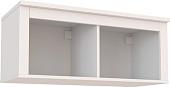 Полка Mio Tesoro Сага навесная 2 секции (белый)