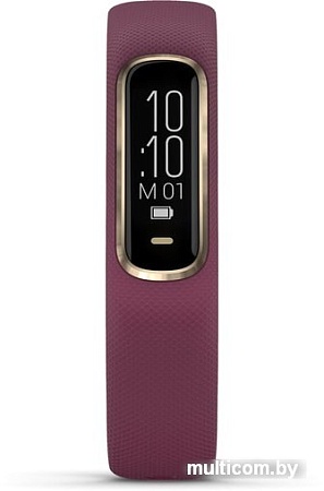 Фитнес-браслет Garmin Vivosmart 4 S/M (бордовый)