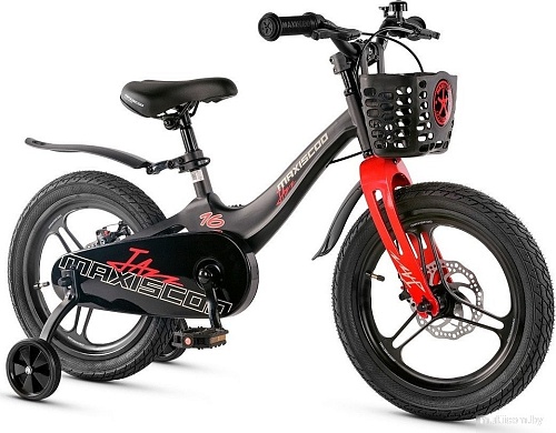 Детский велосипед Maxiscoo Jazz Pro 16 2025 MSC-J1645P (обсидиан)
