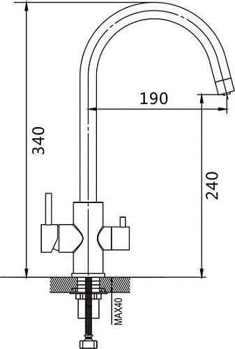 Смеситель Shevanik S128H