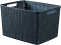 Корзина Curver Jute L20 01907-G44-01 (темно-серый)