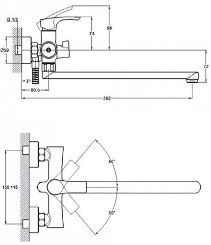 Смеситель Solone FAB7-A020