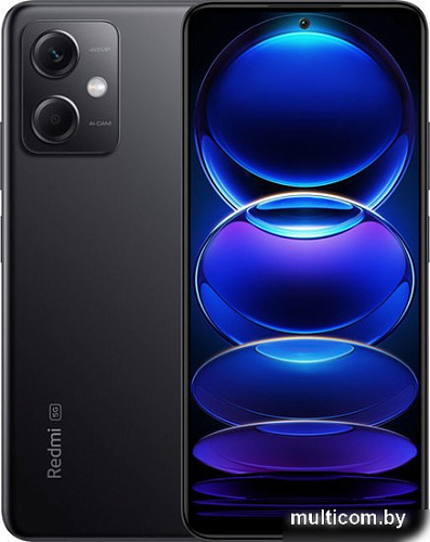 Смартфон Xiaomi Redmi Note 12 5G 8GB/128GB китайская версия (черный)