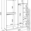 Шкаф распашной Rinner Тиффани М22 четырехстворчатый (белый текстурный)